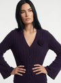 Cardigan con applicazione DORABELLA