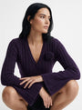 Cardigan con applicazione DORABELLA