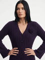 Cardigan con applicazione DORABELLA