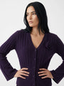 Cardigan con applicazione DORABELLA