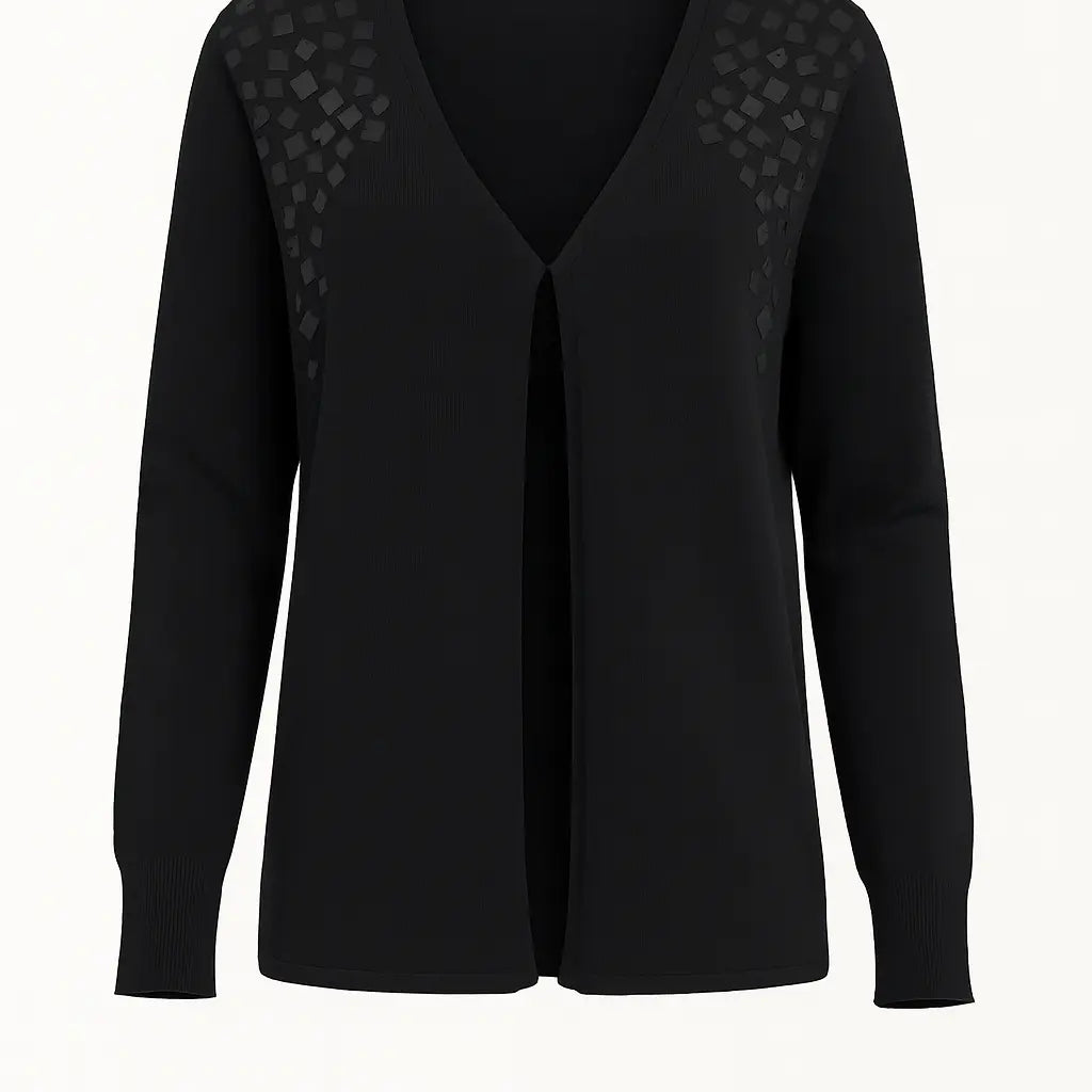 Cardigan con applicazione paillettes DORABELLA