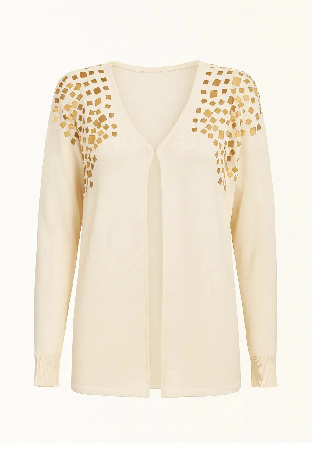 Cardigan con applicazione paillettes DORABELLA