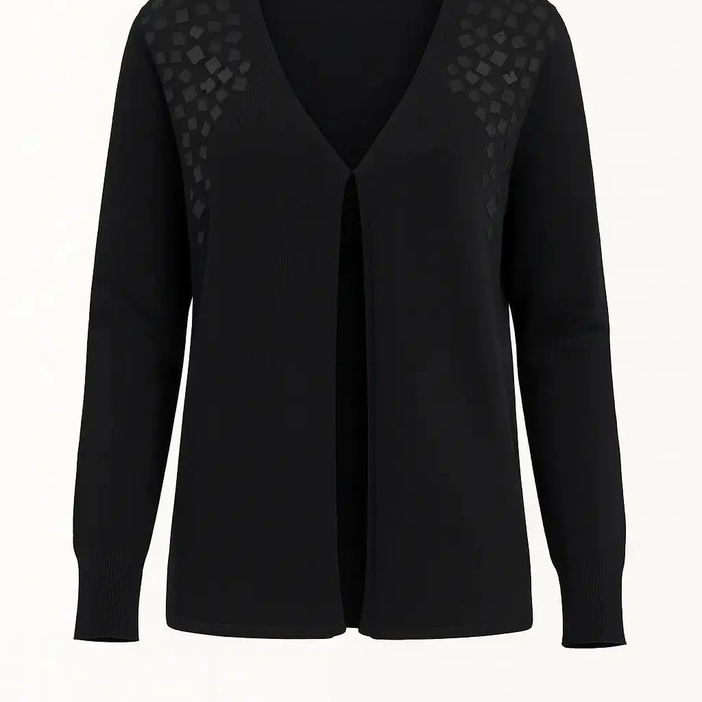 Cardigan con applicazione paillettes DORABELLA