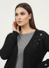 Cardigan con applicazione paillettes DORABELLA PIU'