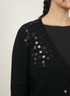 Cardigan con applicazione paillettes DORABELLA PIU'