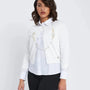Cardigan con bottone gioiello DORABELLA