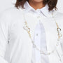 Cardigan con bottone gioiello DORABELLA