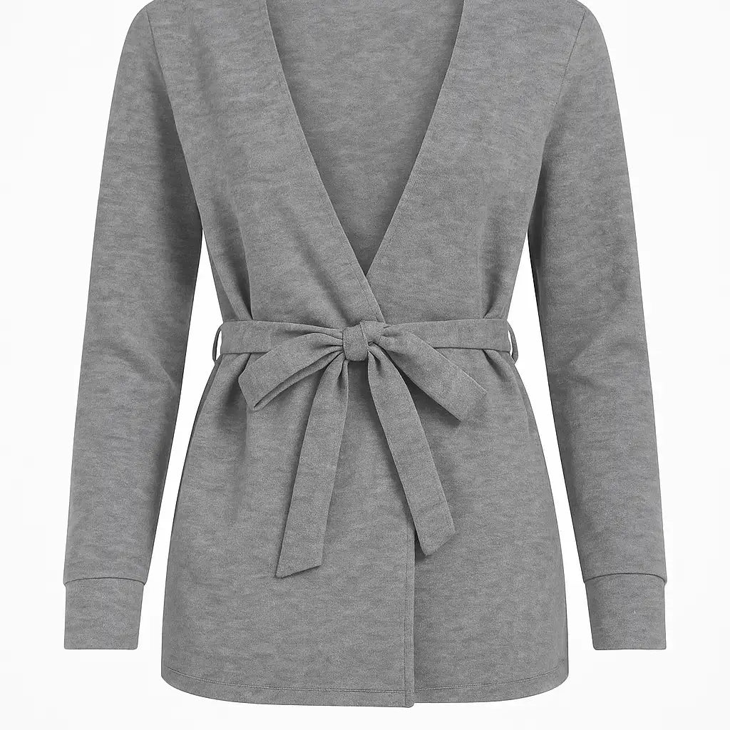 Cardigan con cintura DORABELLA