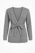 Cardigan con cintura DORABELLA