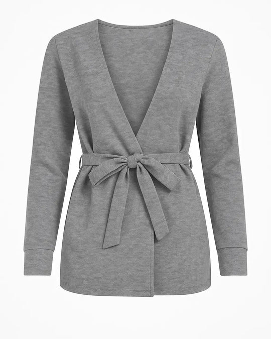 Cardigan con cintura DORABELLA
