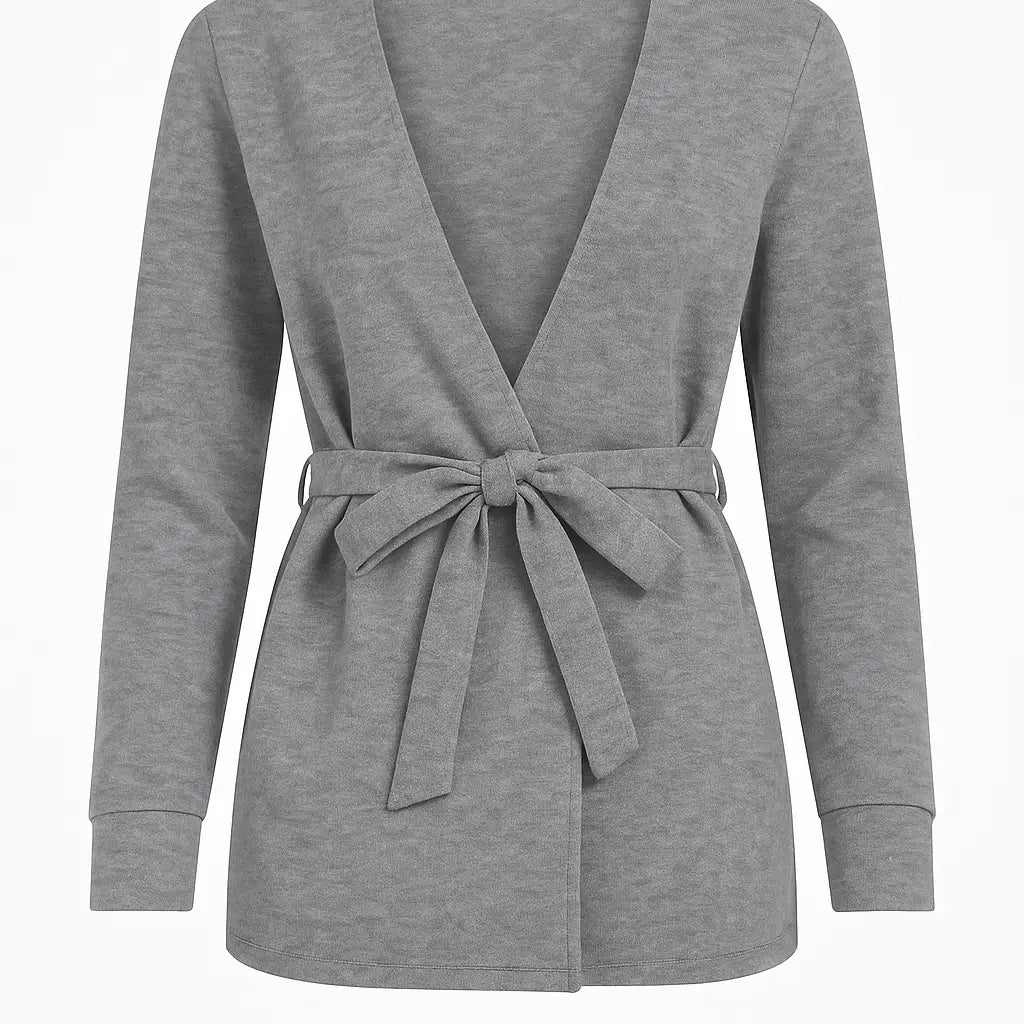 Cardigan con cintura DORABELLA