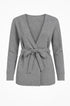 Cardigan con cintura DORABELLA