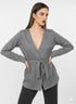 Cardigan con cintura DORABELLA