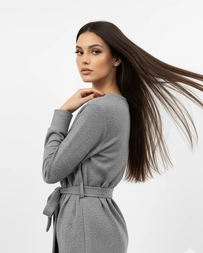 Cardigan con cintura DORABELLA