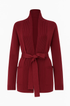 Cardigan con cintura DORABELLA 3XL / Bordeaux