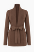 Cardigan con cintura DORABELLA 3XL / Cioccolato