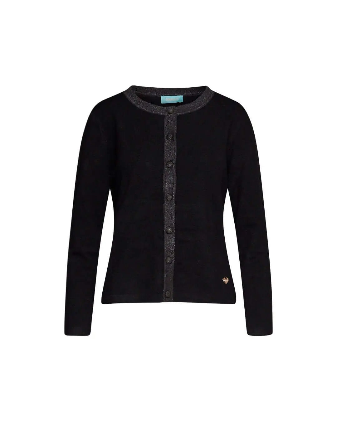 Cardigan con inserti in lurex NERO DORABELLA