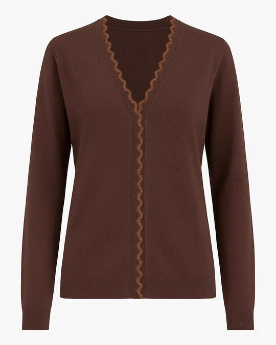 Cardigan con profilo lurex DORABELLA