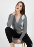 Cardigan con rombi e applicazioni DORABELLA