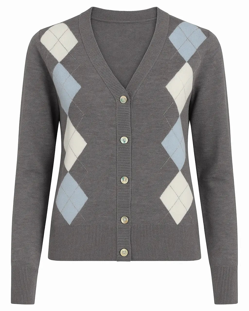 Cardigan con rombi e applicazioni DORABELLA