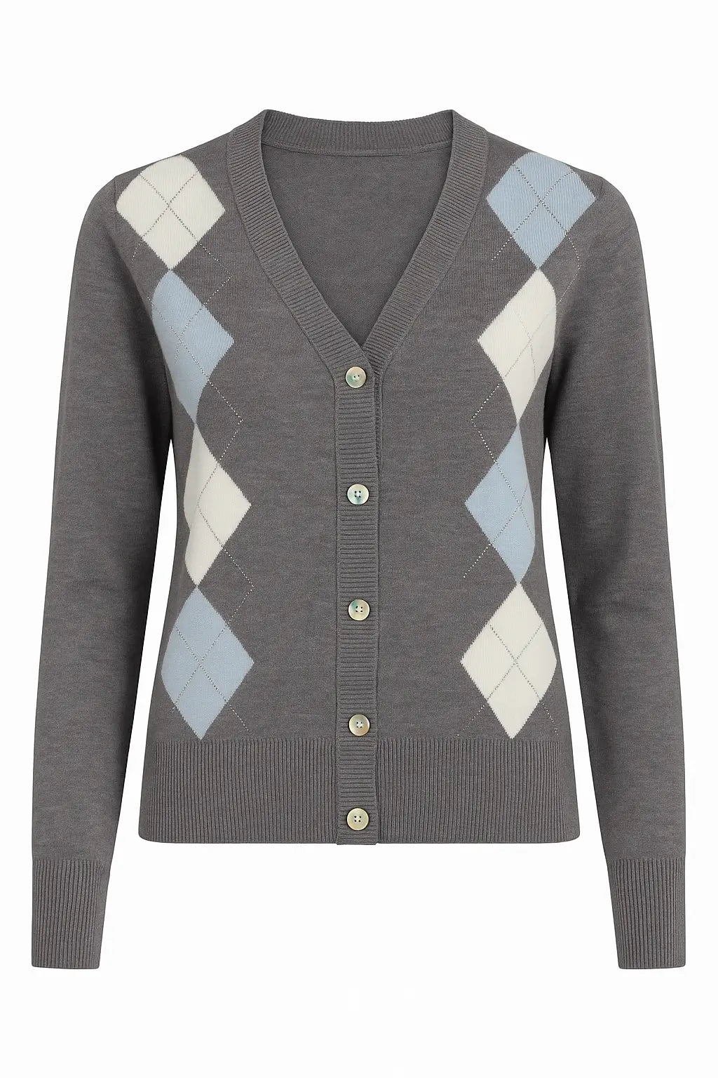 Cardigan con rombi e applicazioni DORABELLA