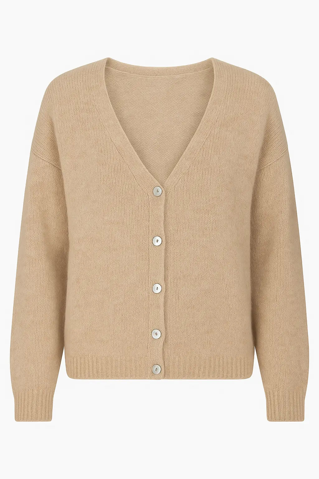 Cardigan con scollo a V UNICA by Ironica Taglia unica (44/46 o M/L) / Sabbia