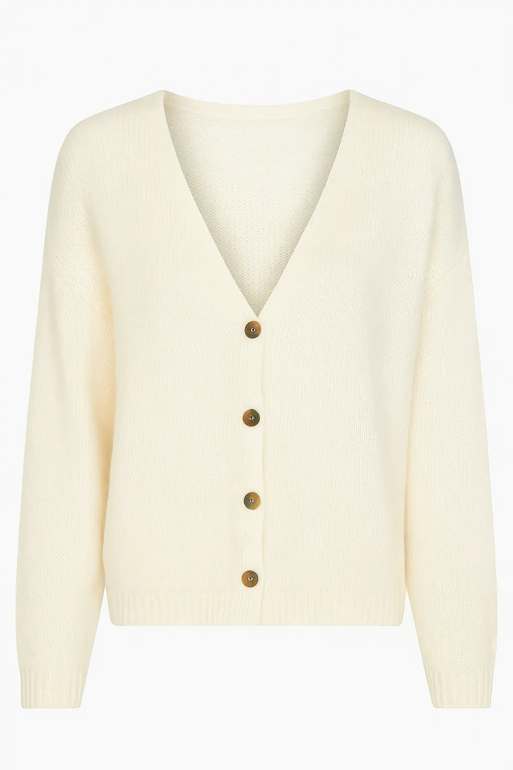 Cardigan con scollo a V UNICA by Ironica Taglia unica (44/46 o M/L) / Avorio