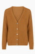 Cardigan con scollo a V UNICA by Ironica Taglia unica (44/46 o M/L) / cammello
