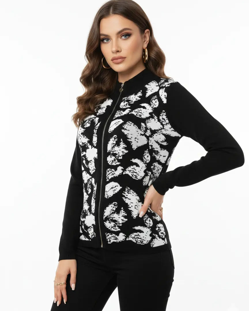 Cardigan con zip DORABELLA