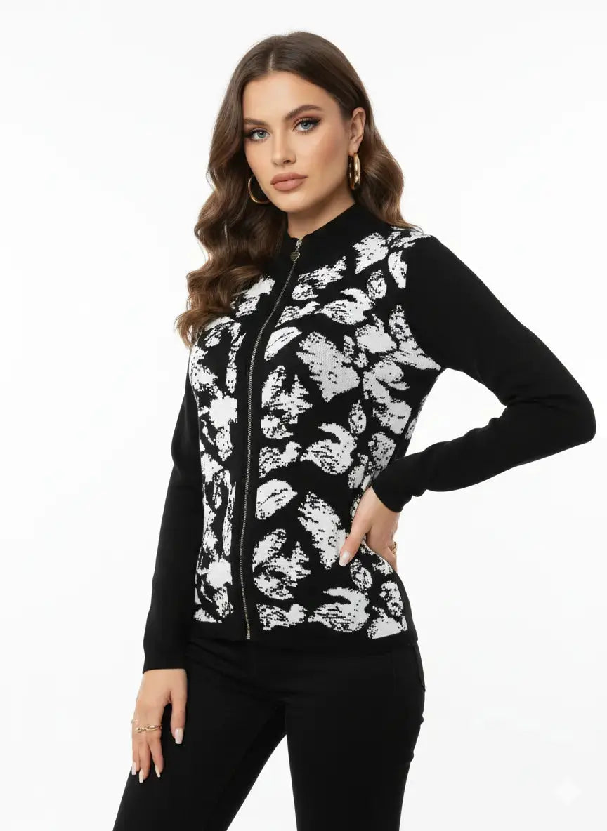 Cardigan con zip DORABELLA