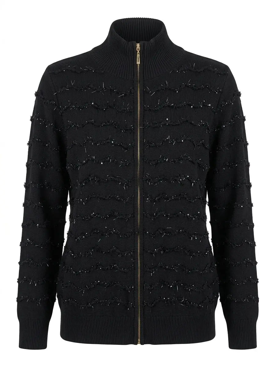 Cardigan con zip DORABELLA