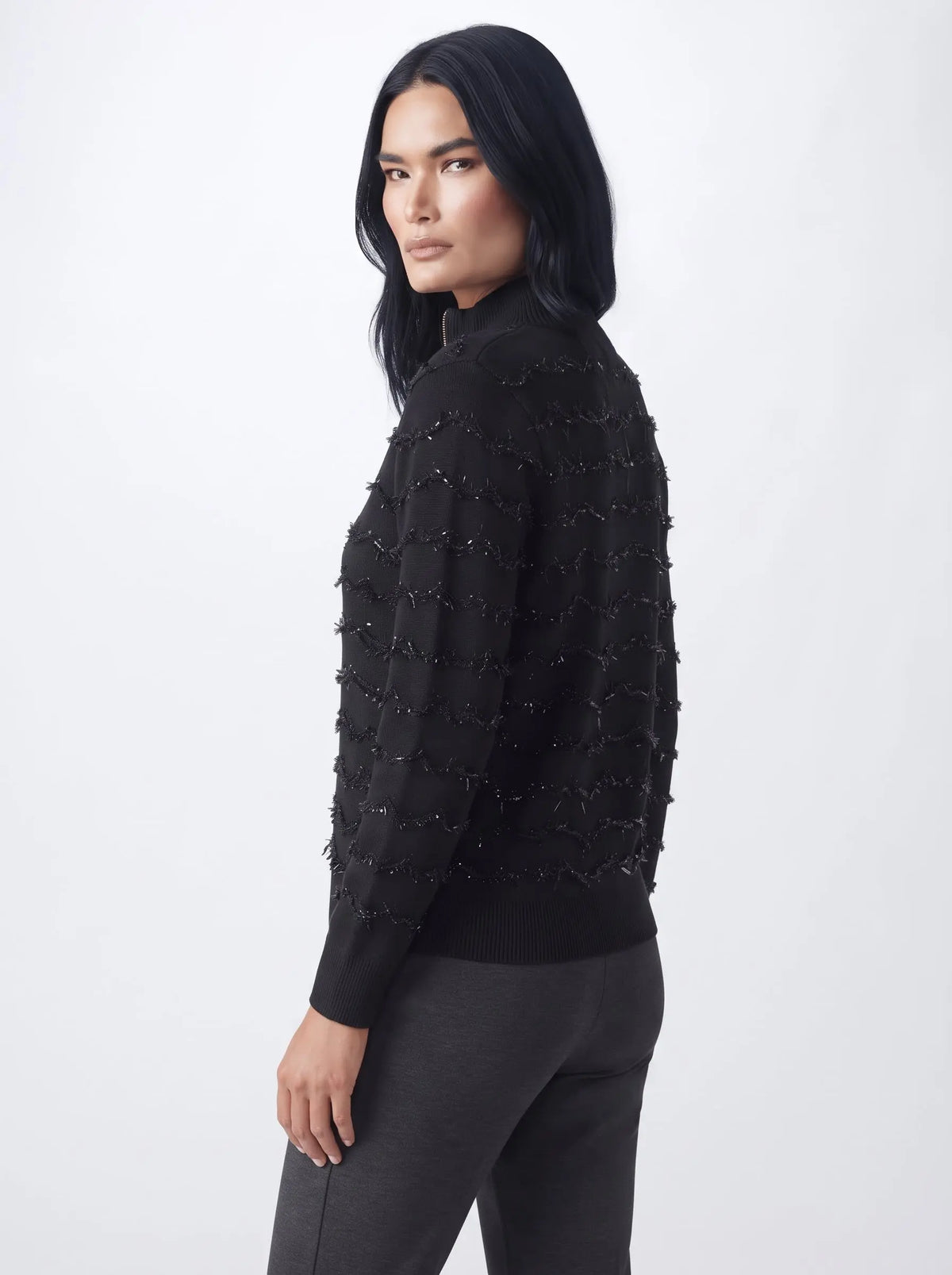 Cardigan con zip DORABELLA