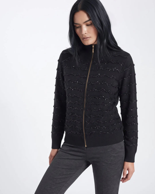Cardigan con zip DORABELLA