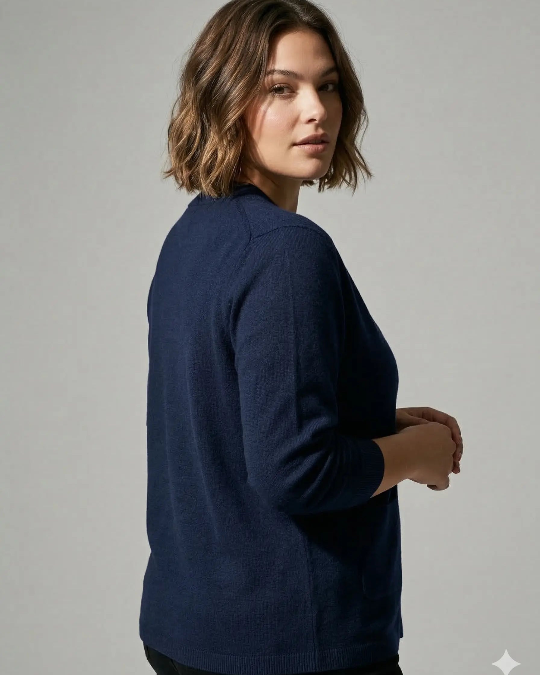 Cardigan due bottoni DORABELLA PIU'