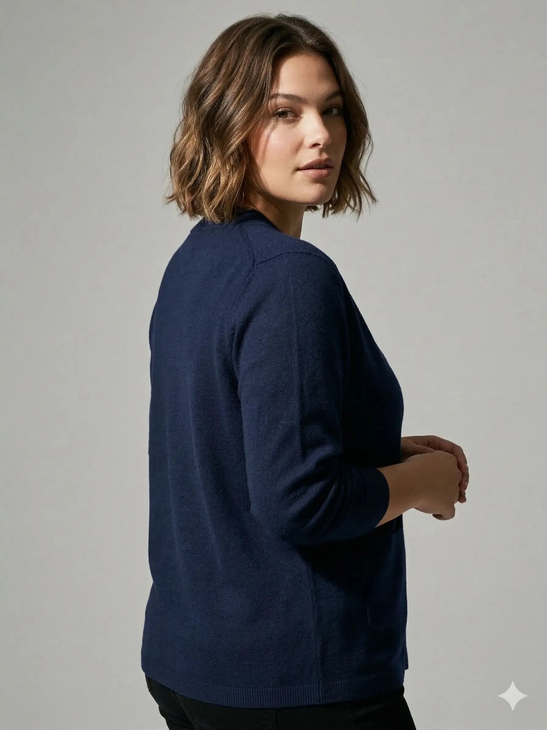 Cardigan due bottoni DORABELLA PIU'