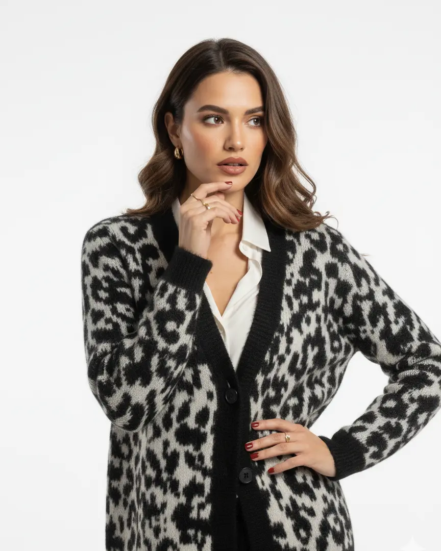 Cardigan fantasia filo pelosino DORABELLA
