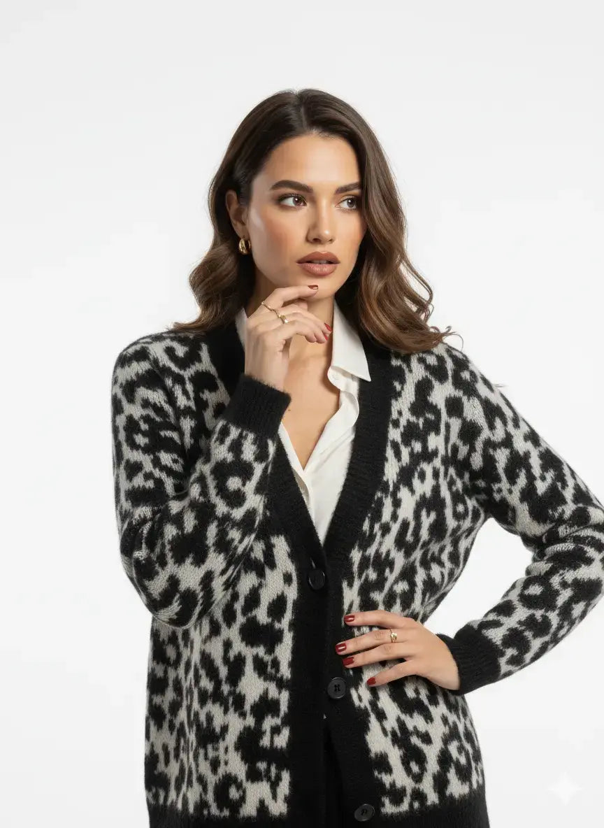 Cardigan fantasia filo pelosino DORABELLA