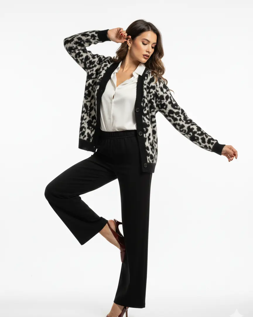 Cardigan fantasia filo pelosino DORABELLA