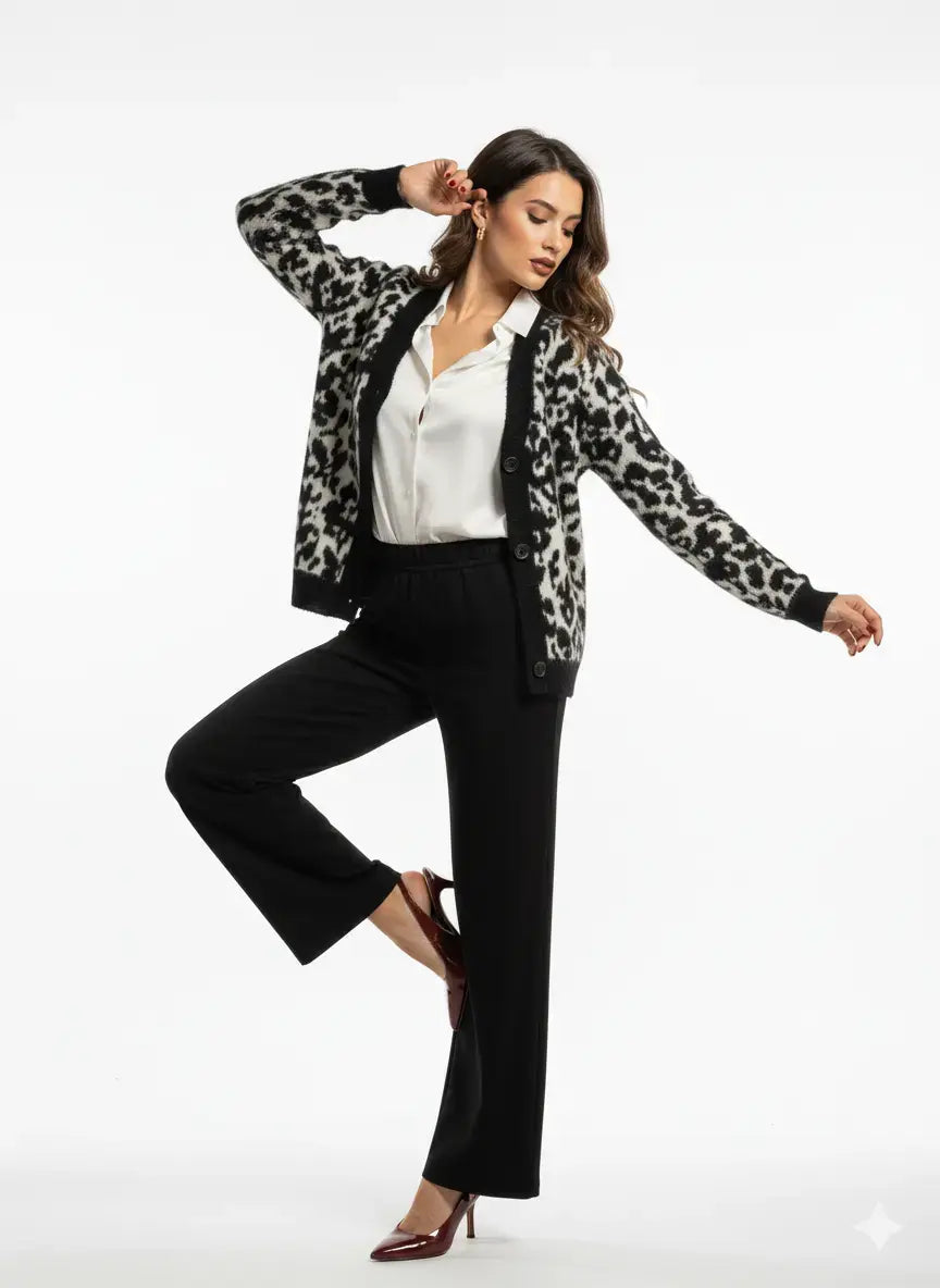 Cardigan fantasia filo pelosino DORABELLA