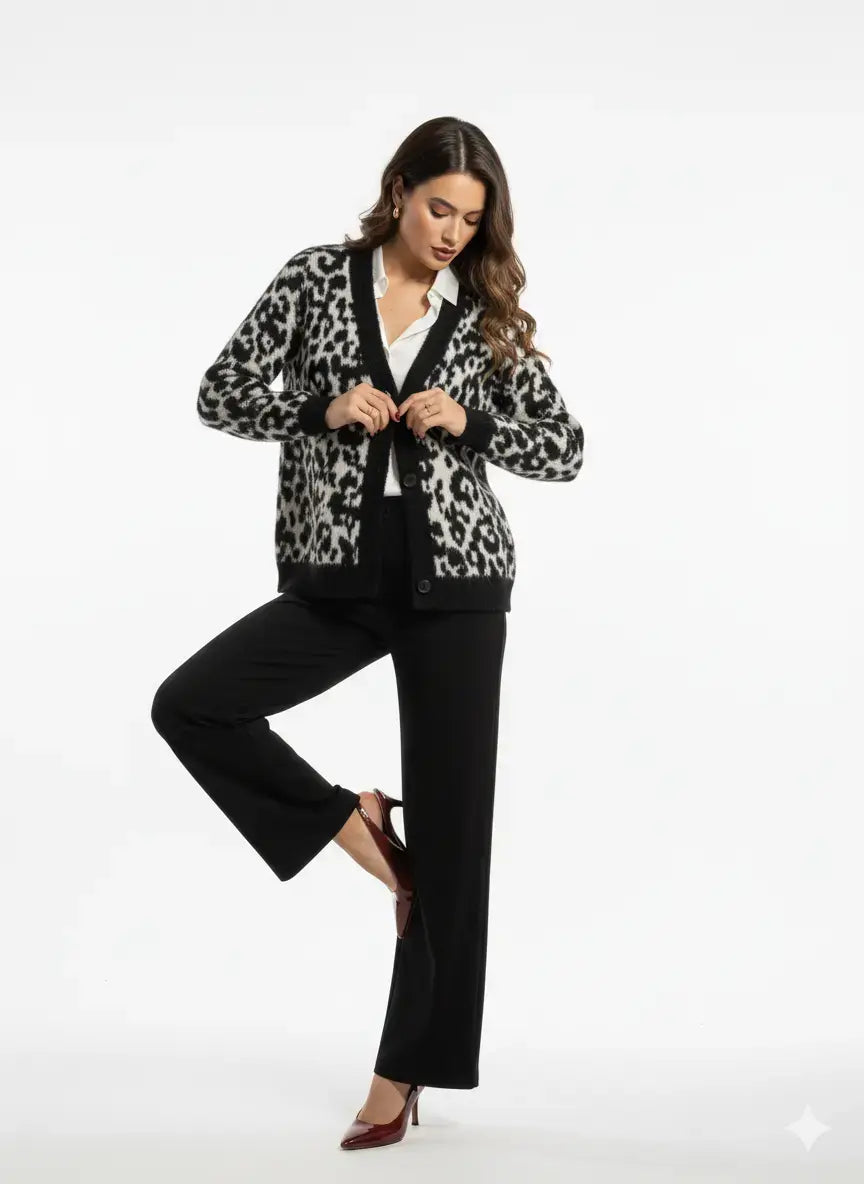 Cardigan fantasia filo pelosino DORABELLA