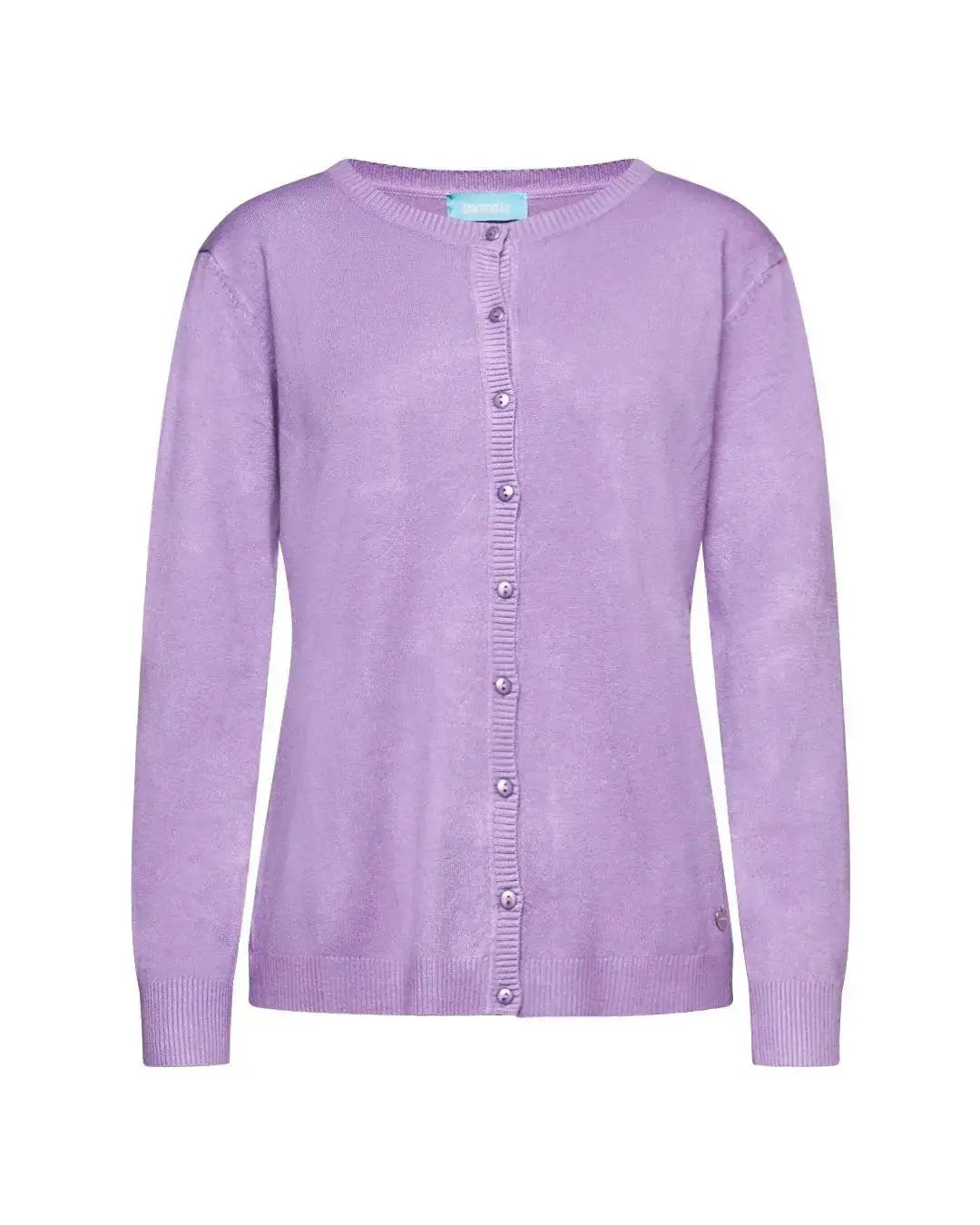 Cardigan girocollo basic con bottoni BURGUNDY DORABELLA