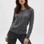 Cardigan girocollo con ricami DORABELLA