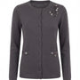 Cardigan girocollo con ricami DORABELLA