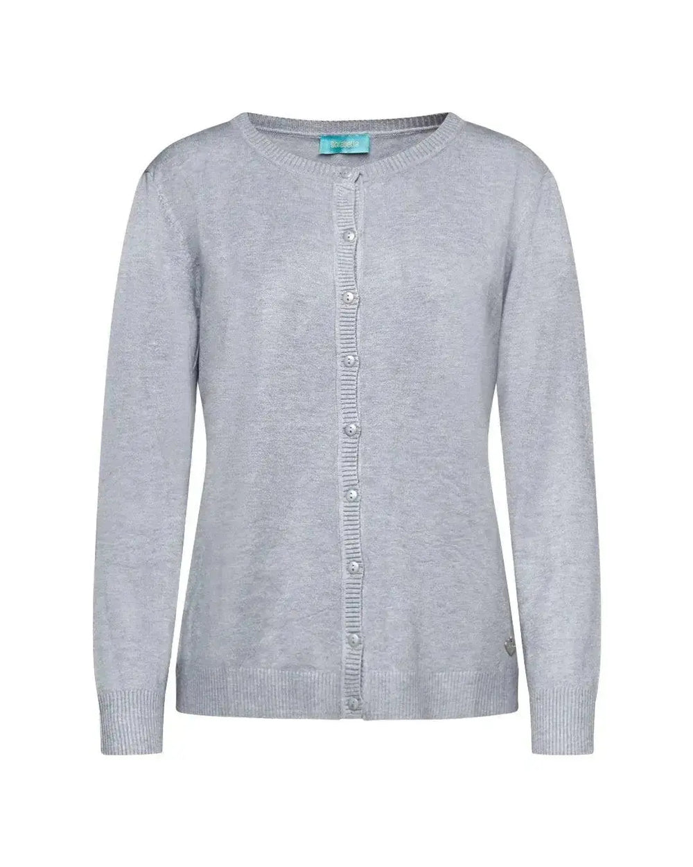 Cardigan girocollo basic con bottoni BURGUNDY DORABELLA