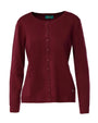 Cardigan girocollo basic con bottoni BURGUNDY DORABELLA XXXL