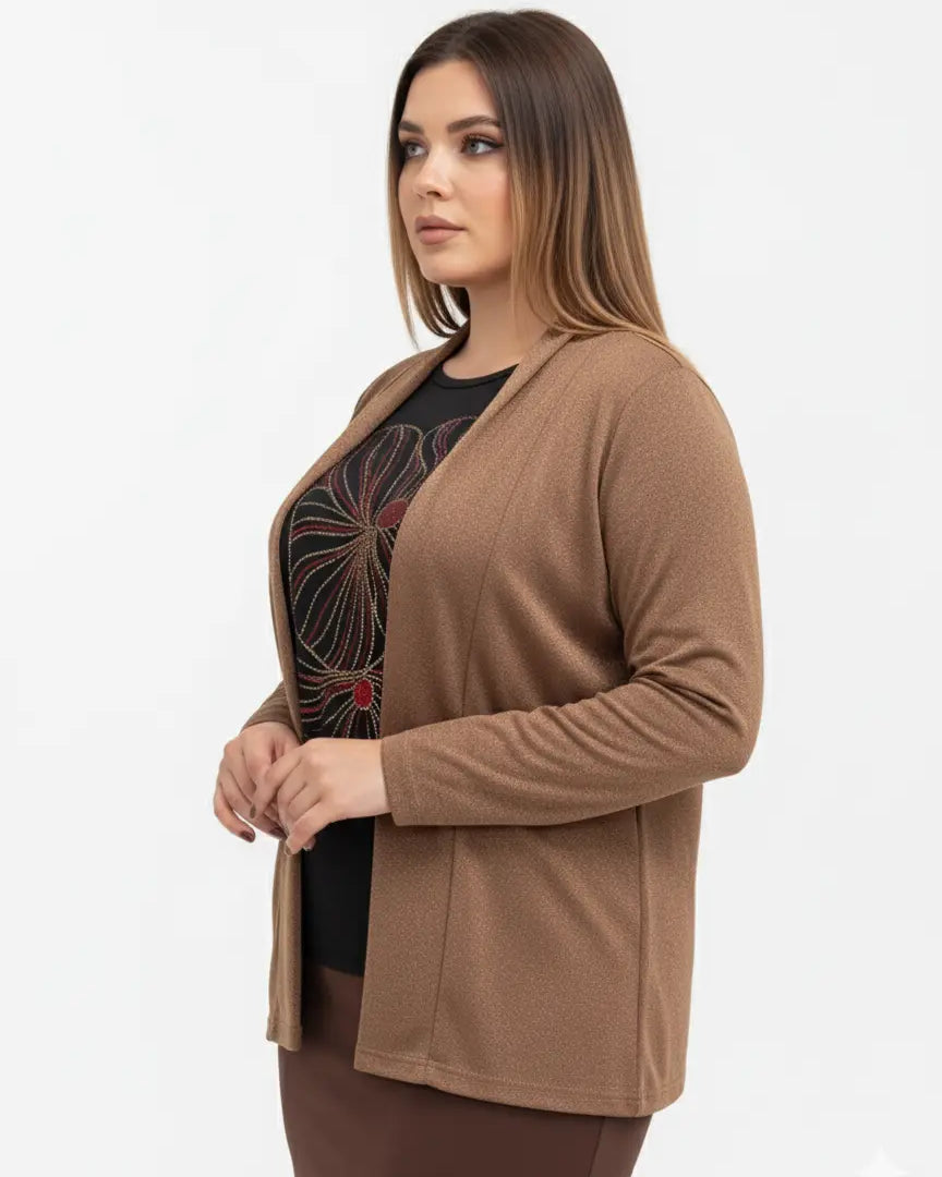 Cardigan in filo lurex DORABELLA PIU'