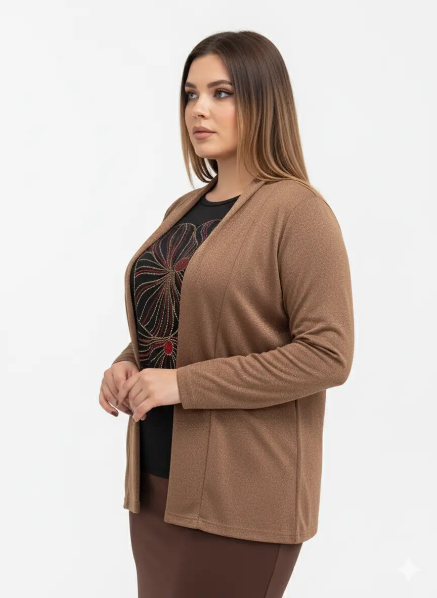 Cardigan in filo lurex DORABELLA PIU'