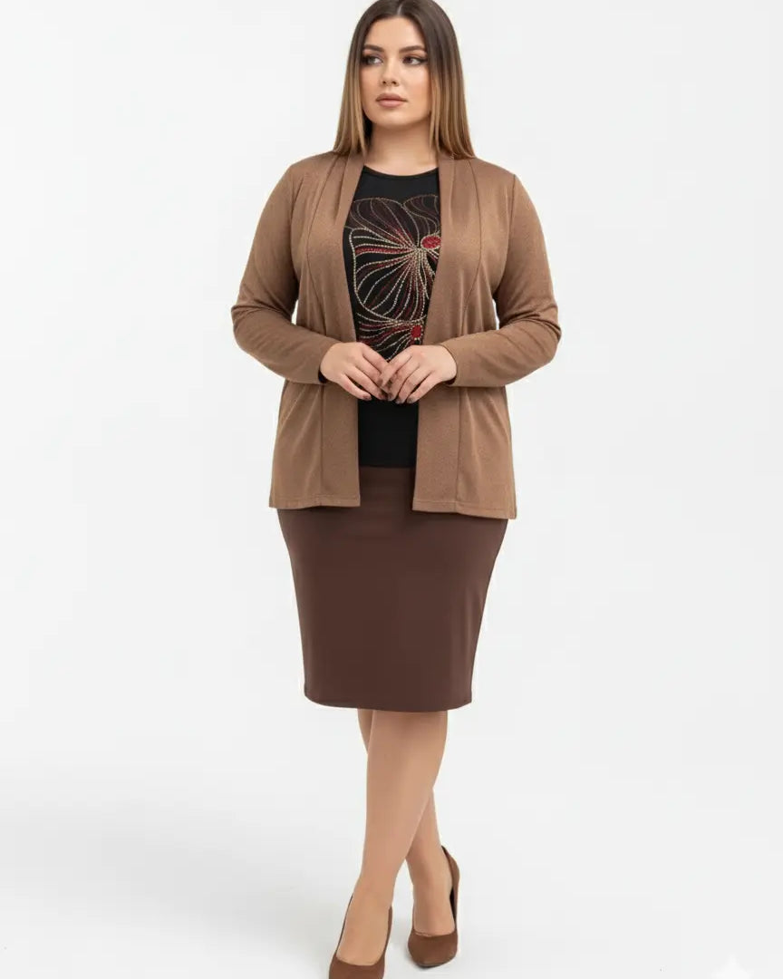 Cardigan in filo lurex DORABELLA PIU'