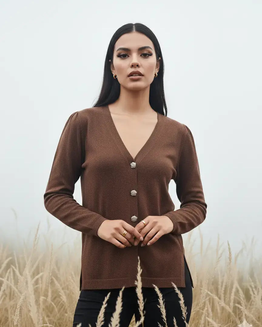 Cardigan in lurex DORABELLA