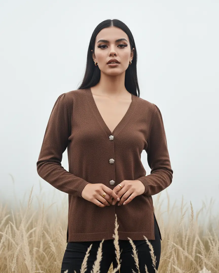 Cardigan in lurex DORABELLA